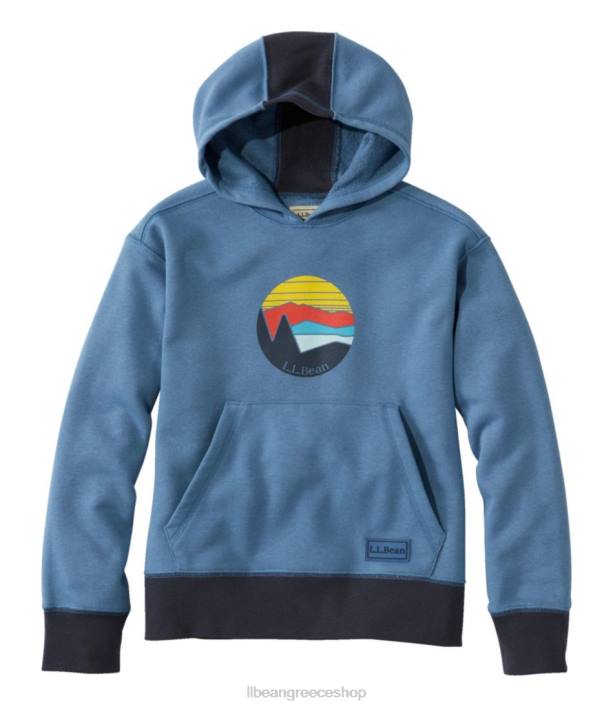 παιδιά αθλητική κουκούλα 6PHT904 L.L.Bean είδη ένδυσης μπλε του φεγγαριού