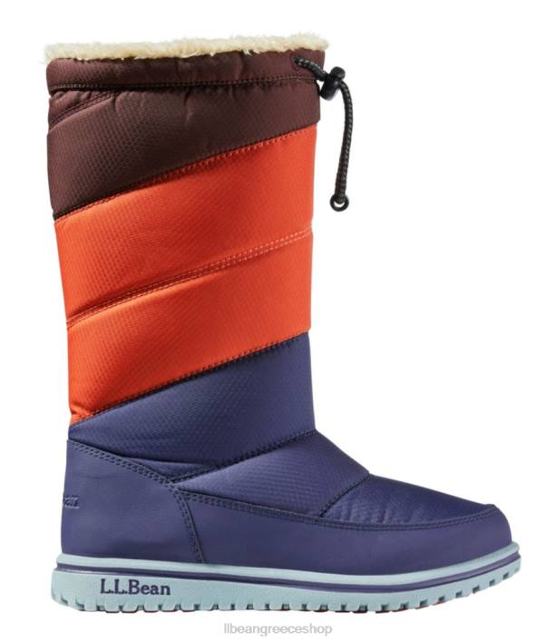 παιδιά υπερελαφριές μπότες χιονιού 6PHT1178 L.L.Bean είδη υπόδησης νύχτα/πορτοκαλί