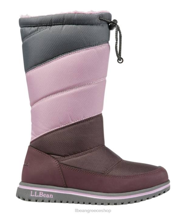 παιδιά υπερελαφριές μπότες χιονιού 6PHT3830 L.L.Bean είδη υπόδησης σκούρο δαμάσκηνο/μωβ μούρο