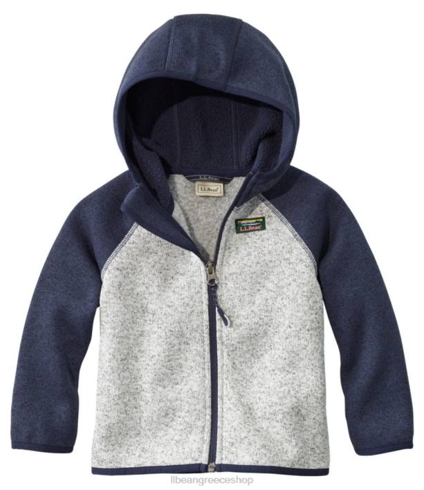 παιδιά φλις για βρέφη και πουλόβερ 6PHT572 L.L.Bean εξωτερικά ενδύματα φωτεινό ναυτικό/κασσίτερο