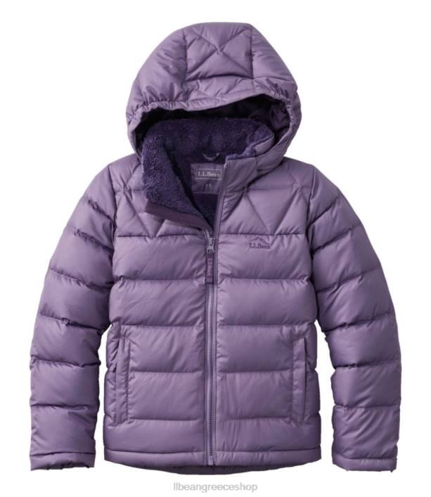 παιδιά πουπουλένιο μπουφάν 6PHT3701 L.L.Bean εξωτερικά ενδύματα σιωπηλό μωβ