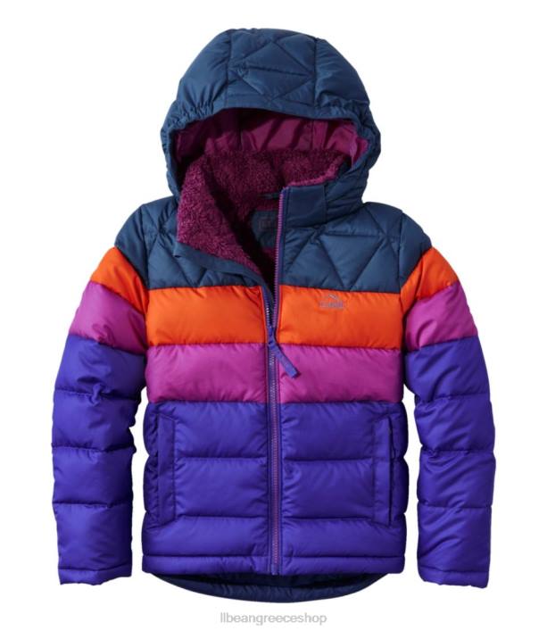 παιδιά πουπουλένιο μπουφάν 6PHT6691 L.L.Bean εξωτερικά ενδύματα φωτεινό ζαφείρι