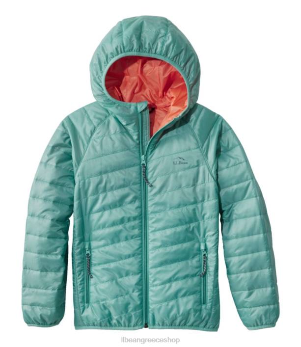 παιδιά μπουφάν primaloft packaway με κουκούλα 6PHT5117 L.L.Bean εξωτερικά ενδύματα μαλακό άρκευθο
