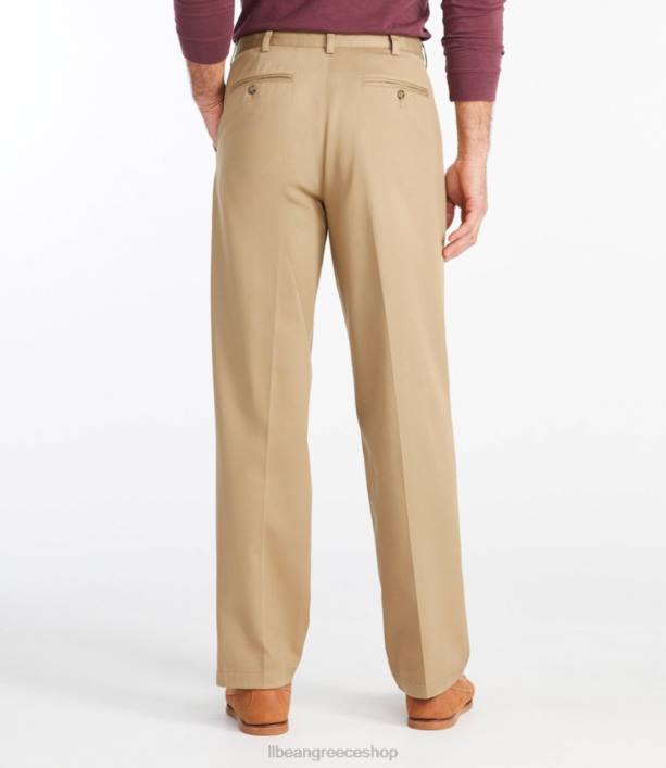 άνδρες chino χωρίς ρυτίδες 6PHT6626 LLBean x Double L είδη ένδυσης σκούρο χακί