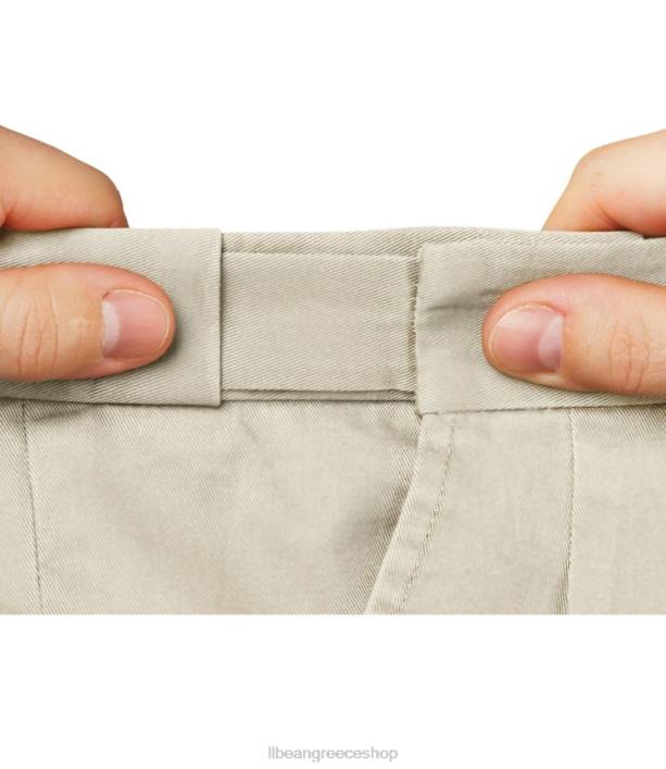 άνδρες chino χωρίς ρυτίδες 6PHT6626 LLBean x Double L είδη ένδυσης σκούρο χακί