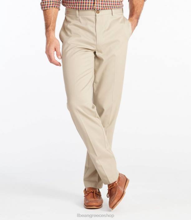άνδρες chino χωρίς ρυτίδες 6PHT671 LLBean x Double L είδη ένδυσης χακί