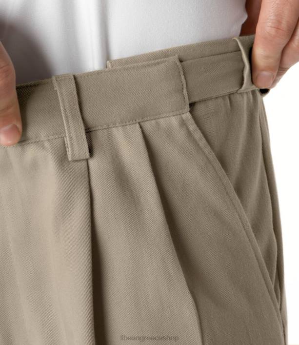 άνδρες chino χωρίς ρυτίδες 6PHT677 LLBean x Double L είδη ένδυσης χακί