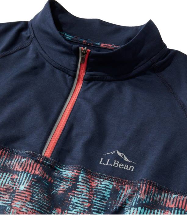 άνδρες comfort ποδηλατική φανέλα 6PHT535 LLBean είδη ένδυσης classic navy geo print/classic navy