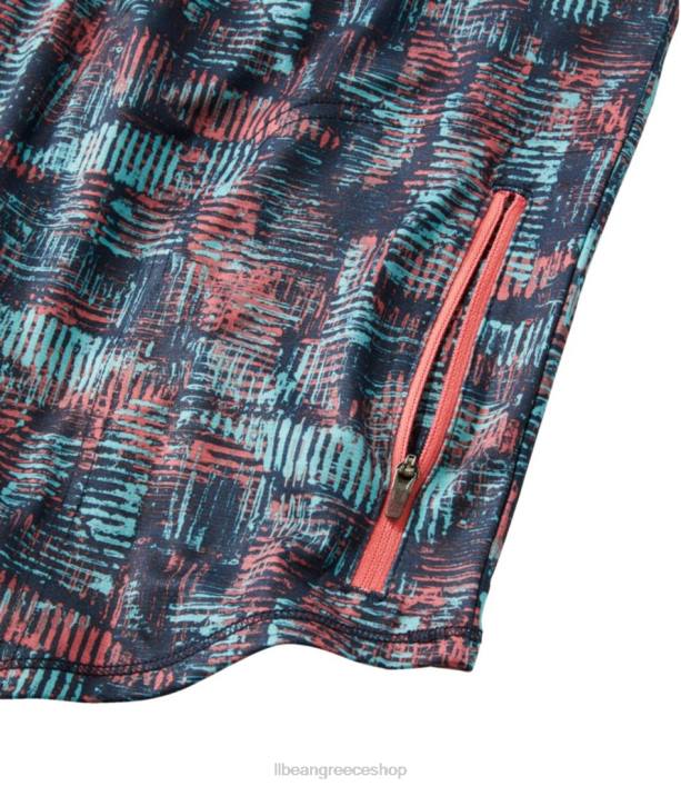 άνδρες comfort ποδηλατική φανέλα 6PHT535 LLBean είδη ένδυσης classic navy geo print/classic navy