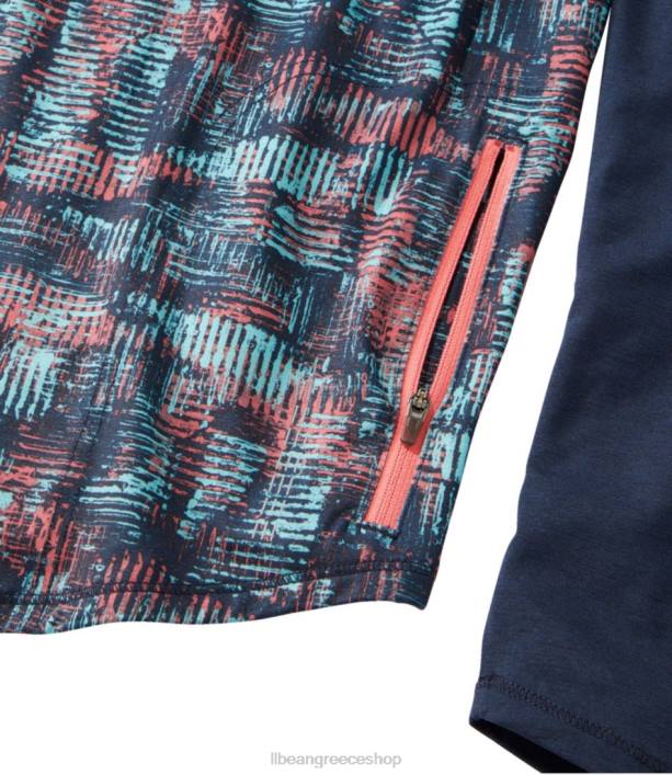 άνδρες comfort ποδηλατική φανέλα 6PHT595 LLBean είδη ένδυσης classic navy geo print/classic navy