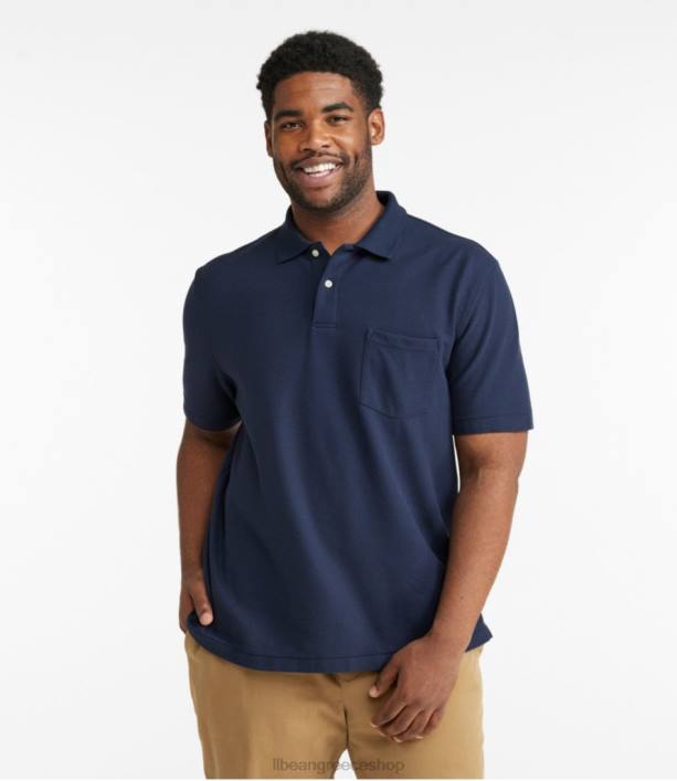 άνδρες premium πόλο 6PHT7176 LLBean x Double L είδη ένδυσης κατασκήνωση πράσινο