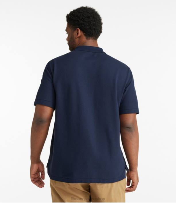 άνδρες premium πόλο 6PHT7288 LLBean x Double L είδη ένδυσης άσπρο
