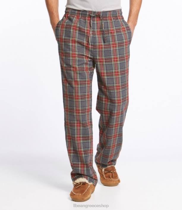 άνδρες scotch καρό φανελένιο παντελόνι ύπνου 6PHT269 LLBean είδη ένδυσης λουλακί ταρτάν
