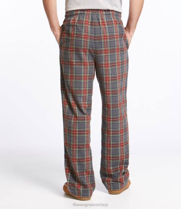 άνδρες scotch καρό φανελένιο παντελόνι ύπνου 6PHT269 LLBean είδη ένδυσης λουλακί ταρτάν