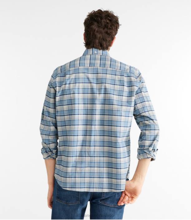 άνδρες Άνετο πουκάμισο oxford 6PHT3206 LLBean είδη ένδυσης μπλε της κόλπου