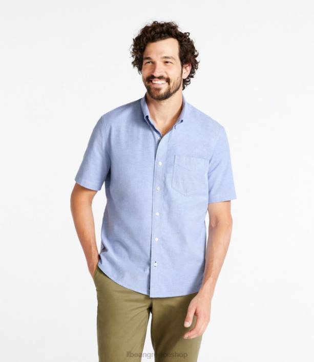 άνδρες Άνετο πουκάμισο oxford 6PHT3258 LLBean είδη ένδυσης άσπρο