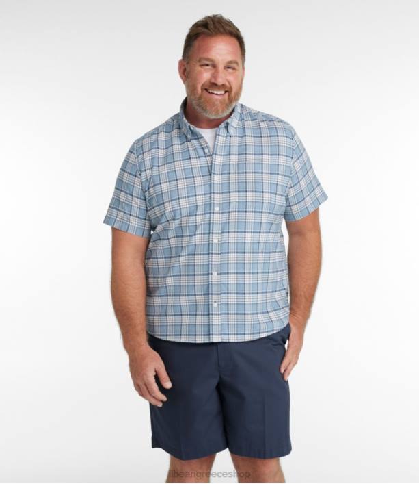 άνδρες άνεση τέντωμα oxford 6PHT234 LLBean είδη ένδυσης βανίλια