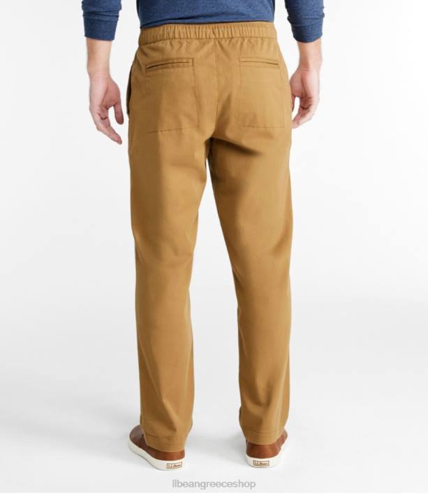 άνδρες άνετο ελαστικό παντελόνι βάσης 6PHT282 LLBean είδη ένδυσης παραλιακός αμμόλοφος
