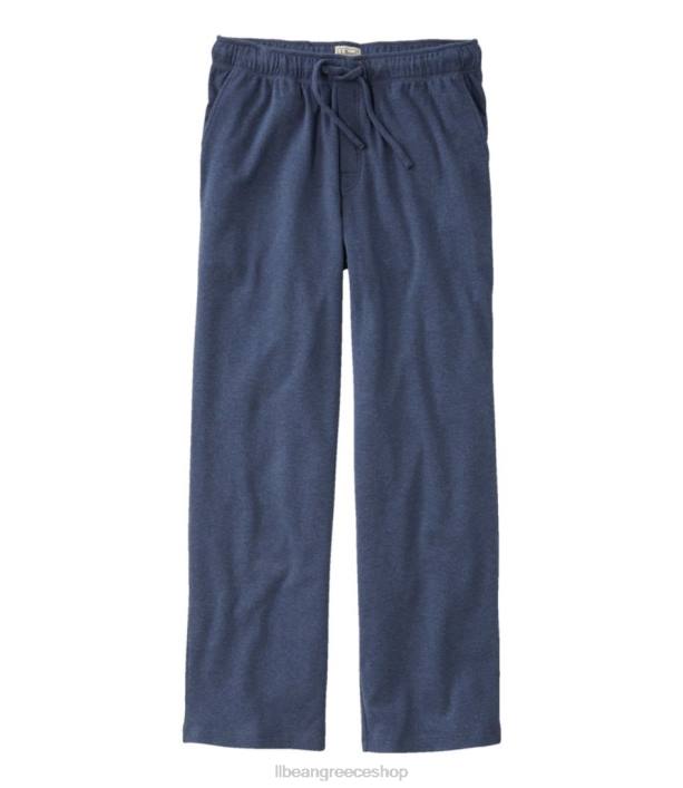 άνδρες βαμβακερή πλεκτή πιτζάμες 6PHT5744 LLBean είδη ένδυσης ναυτικό ρείκι