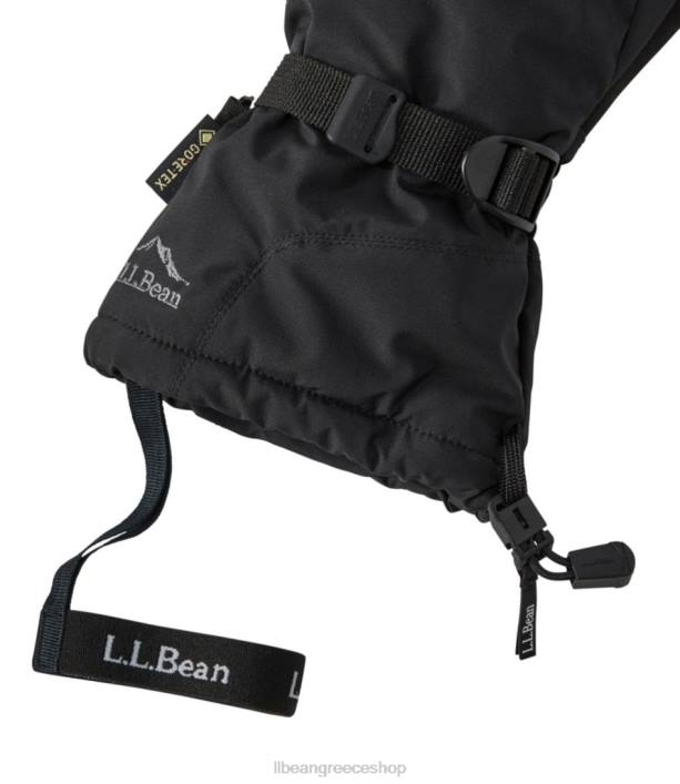άνδρες γάντια σκι primaloft gore-tex 6PHT796 LLBean αξεσουάρ μαύρος