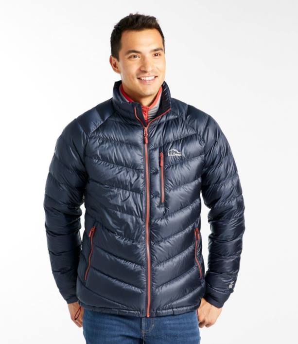 άνδρες εξαιρετικά ελαφρύ τζάκετ 850 6PHT7018 LLBean εξωτερικά ενδύματα ζωηρό κόκκινο