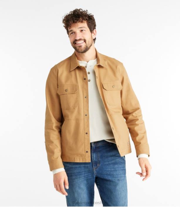 άνδρες καμβά πουκάμισο τζακ 6PHT4915 LLBean είδη ένδυσης ελαφρύ κρίκο
