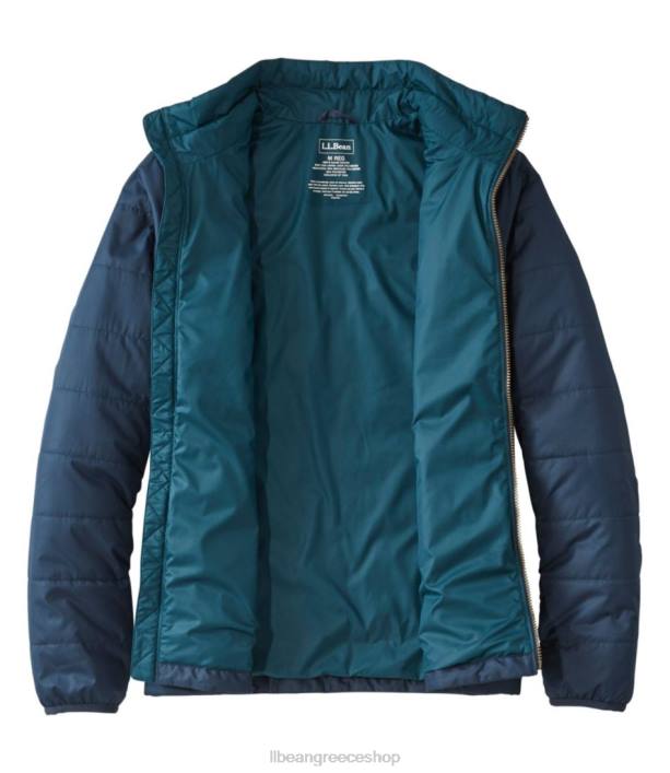 άνδρες κλασικό puffer jacket του βουνού 6PHT564 LLBean εξωτερικά ενδύματα ναυτικό ναυτικό/ βαθύ ναύαρχο μπλε