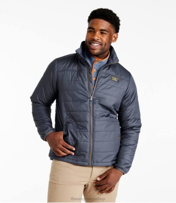άνδρες κλασικό puffer jacket του βουνού 6PHT6045 LLBean εξωτερικά ενδύματα σκούρο πεύκο