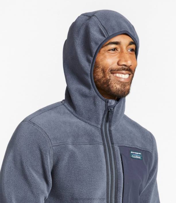 άνδρες κλασικό φλις φούτερ βουνού 6PHT4938 LLBean εξωτερικά ενδύματα σκουριά πορτοκαλί