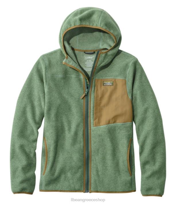 άνδρες κλασικό φλις φούτερ βουνού 6PHT7017 LLBean εξωτερικά ενδύματα τροπικό δάσος