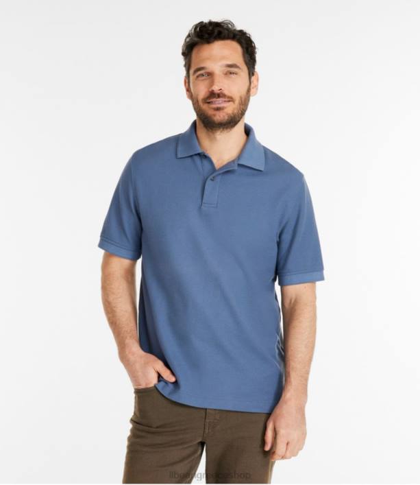 άνδρες κορυφαία ζώνη πόλο 6PHT6407 LLBean x Double L είδη ένδυσης βαθύ ζαφείρι
