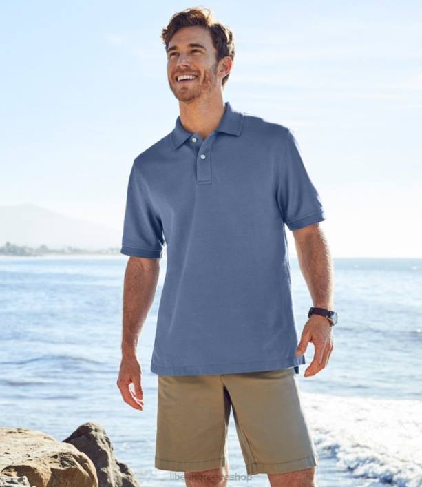 άνδρες κορυφαία ζώνη πόλο 6PHT6407 LLBean x Double L είδη ένδυσης βαθύ ζαφείρι