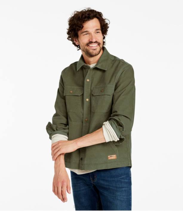 άνδρες κοτλέ πουκάμισο με φασόλια τζακ 6PHT4664 LLBean είδη ένδυσης σχιστόλιθος γκρι