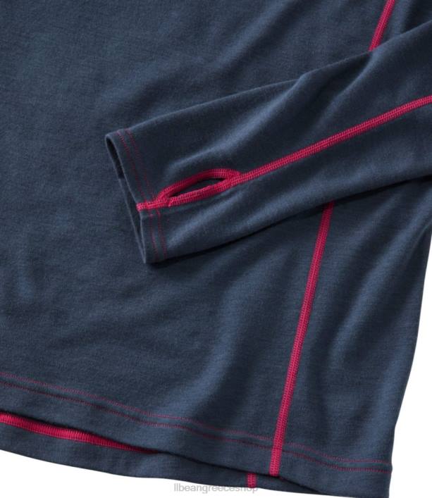 άνδρες μαλλί cresta μεσαίου βάρους 250 crew top 6PHT3519 LLBean είδη ένδυσης ναυτικό άνθρακα