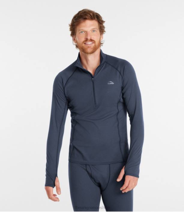 άνδρες μεσαίο βασικό στρώμα 6PHT3405 LLBean είδη ένδυσης θαλασσί μπλε