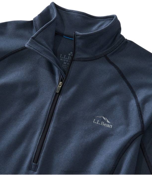 άνδρες μεσαίο βασικό στρώμα 6PHT3405 LLBean είδη ένδυσης θαλασσί μπλε