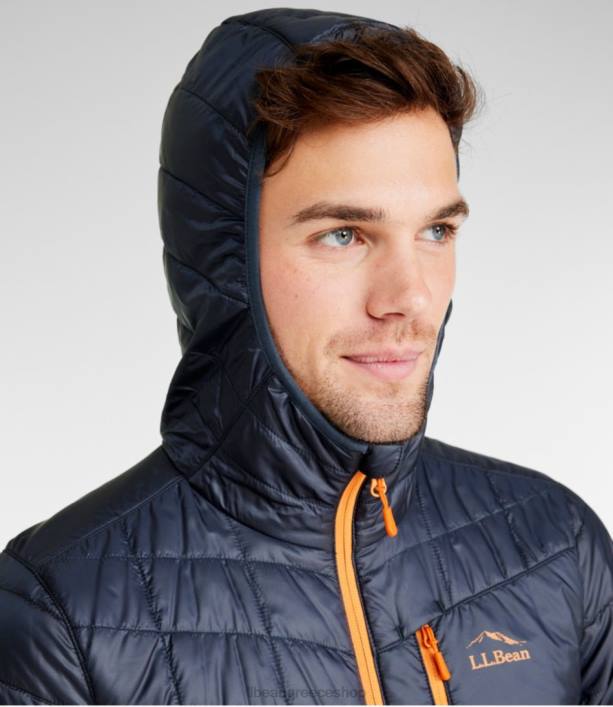 άνδρες μπουφάν primaloft packaway με κουκούλα 6PHT516 LLBean εξωτερικά ενδύματα τροπικό δάσος/βαθύ βάλσαμο