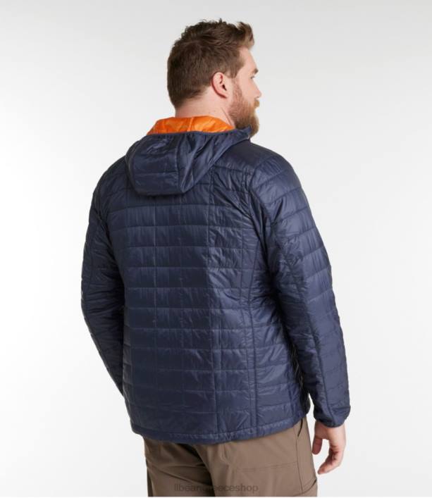 άνδρες μπουφάν primaloft packaway με κουκούλα 6PHT516 LLBean εξωτερικά ενδύματα τροπικό δάσος/βαθύ βάλσαμο