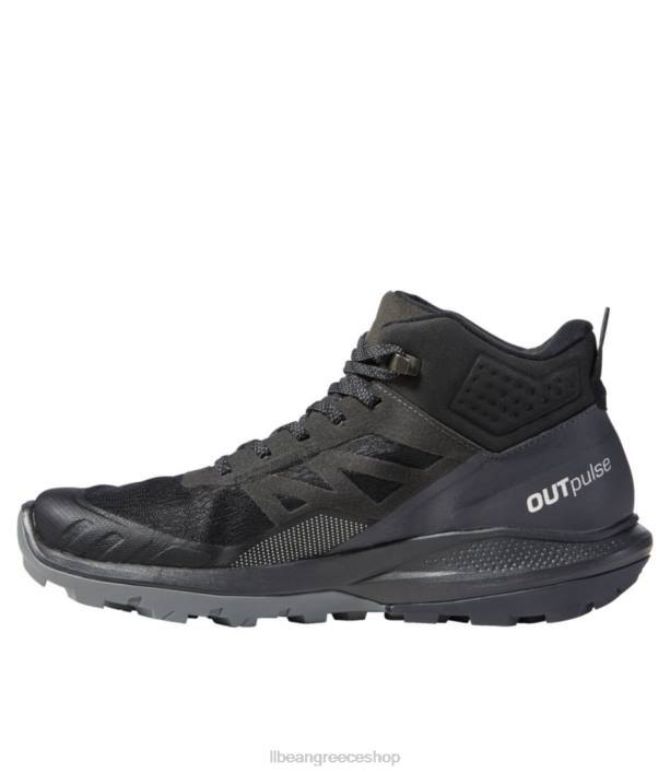 άνδρες μπότες πεζοπορίας salomon outpulse gore-tex 6PHT1130 LLBean είδη υπόδησης έβενος/λευκασμένη άμμος/ζωντανό πορτοκάλι