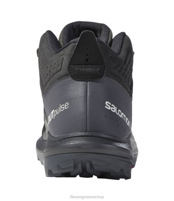 άνδρες μπότες πεζοπορίας salomon outpulse gore-tex 6PHT1130 LLBean είδη υπόδησης έβενος/λευκασμένη άμμος/ζωντανό πορτοκάλι