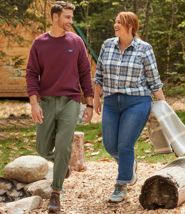 άνδρες παντελόνι ripstop εξερευνητής 6PHT318 LLBean είδη ένδυσης ναυτικό άνθρακα