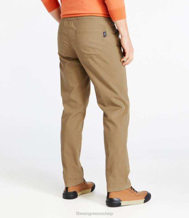 άνδρες παντελόνι από καμβά beanflex 6PHT4818 LLBean είδη ένδυσης ασημένια άμμος
