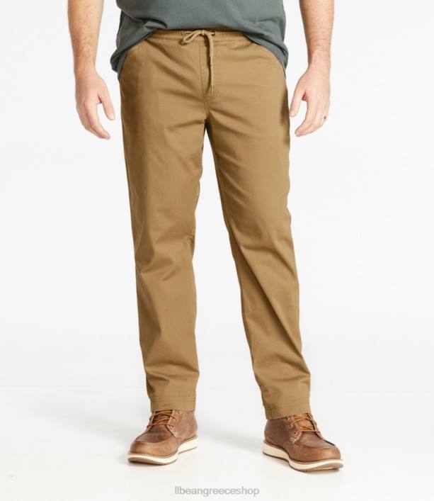 άνδρες παντελόνι από καμβά beanflex 6PHT4818 LLBean είδη ένδυσης ασημένια άμμος