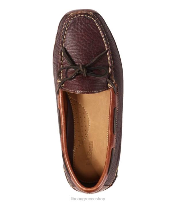 άνδρες παντόφλες διπλής σόλας bison 6PHT1021 LLBean x Double L είδη υπόδησης σταφίδα