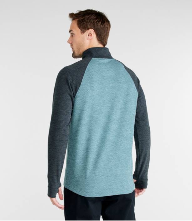 άνδρες πλέγμα περιπέτειας fleece 6PHT573 LLBean είδη ένδυσης carbon navy/μπλε χαλαζίας