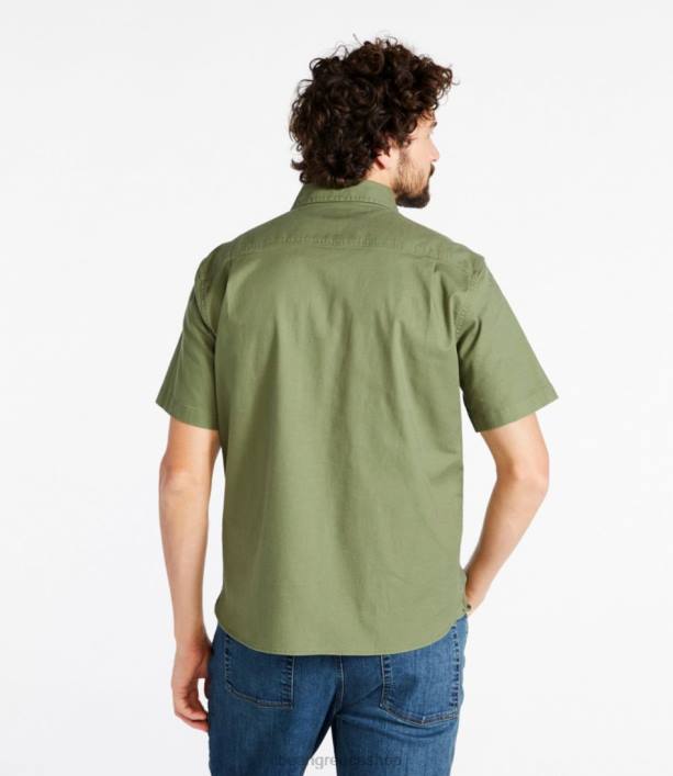 άνδρες πουκάμισο από twill beanflex 6PHT3116 LLBean είδη ένδυσης θαλάσσιο πεύκο
