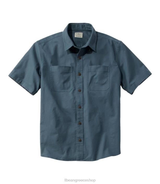 άνδρες πουκάμισο από twill beanflex 6PHT6939 LLBean είδη ένδυσης rangeley μπλε