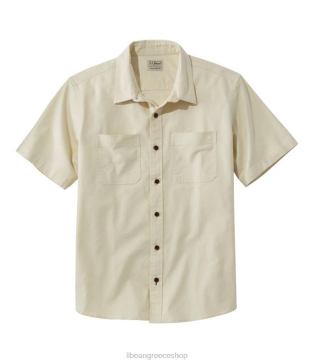 άνδρες πουκάμισο από twill beanflex 6PHT7291 LLBean είδη ένδυσης χλωμό χακί
