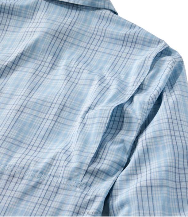 άνδρες πουκάμισο με τροπικά ρούχα 6PHT4013 LLBean είδη ένδυσης σερφ μπλε