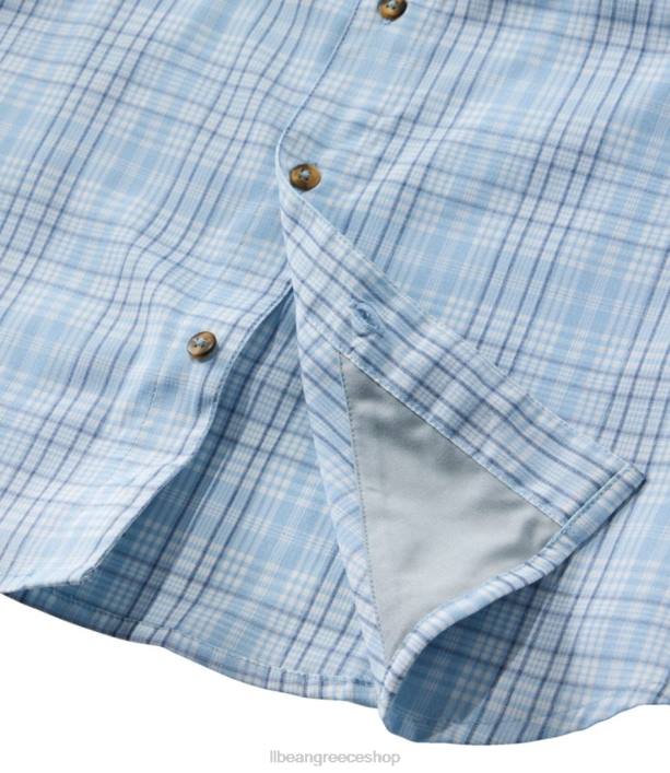 άνδρες πουκάμισο με τροπικά ρούχα 6PHT4013 LLBean είδη ένδυσης σερφ μπλε